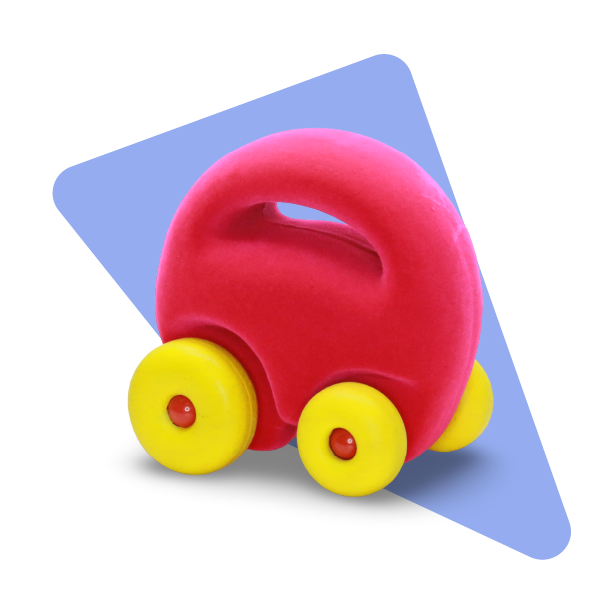 RUBBABU - MASCOT CAR RED RUBBABU - MASCOT CAR RED