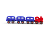Magnetic Wholedout Choo Choo Train & Coaches