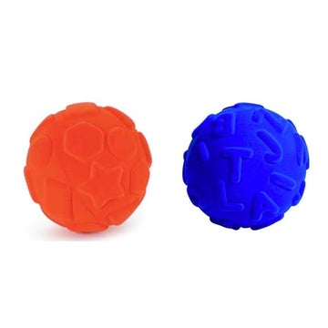 Bright Colour Educational Balls – 100% Natural Rubber Foam Toy