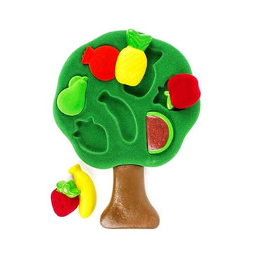 3D Fruit Shape Sorter – Educational Tree Shaped Puzzle With 7 Bright Fruits