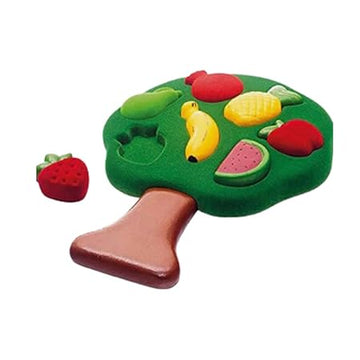 3D Fruit Shape Sorter – Educational Tree Shaped Puzzle With 7 Bright Fruits