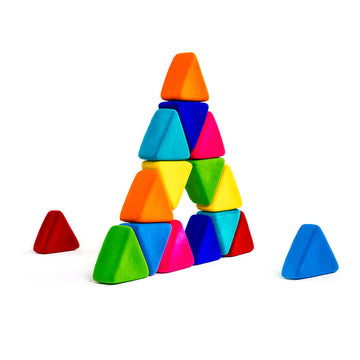 Just Triangles (Set of 16) - Soft, Squishy Building Blocks