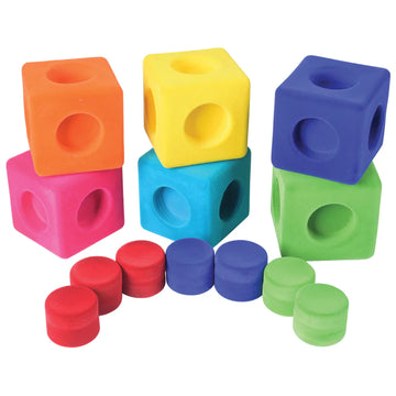 Rubbablox Building Blocks (set of 6)