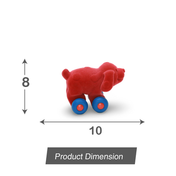 Bright Colour Micro Aniwheelies Set of 4 (A)